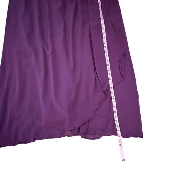 Flycurvy ~ Orchid Plum Formal Dress ~ Flutter Teardrop Sleeve ~ size 4X - Picture 13 of 13